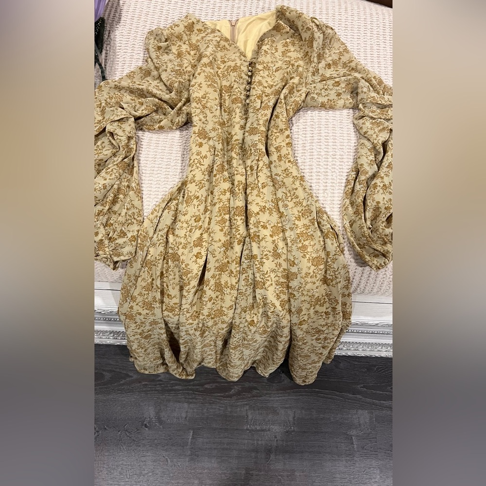 Floral Puff Sleeve Dress